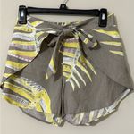 Patagonia  women’s size XS garden island shorts palms of my heart grey print hemp Photo 1