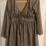 Altar'd State cheetah long sleeve dress  Photo 0