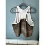 Athleta Shanti Tank Top Womens Sz 2X Watercolor Stripe Crop Racerback Yoga Gym Photo 4