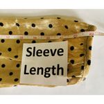 Cutie Blonde Japanese Kawaii Polka Dot Velvet Crewneck Flowy Dress Sz L Tan Size L Photo 9