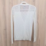 Lucky Brand  Womens Open Knit Cardigan Size XS Button Front Sheer Boho Cottage Photo 6