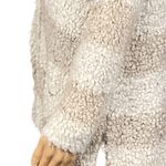 Free People cream and tan striped marshmallow sweater w/POCKETS. Size Small. EUC Photo 7