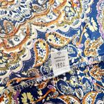 Tobi  Women Size Small Boho Fairy Beach Top Paisley Print Kimono Lace Bell Sleeve Photo 2