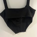 SheIn black front tie corset top size medium Photo 2