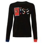 CHINTI & PARKER Womens Mexican Kiss Sweater $415 Long Sleeve Size Small Snakes Black Photo 2