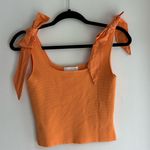 House of Harlow 1960 Orange Tank Top with Bow details xs Photo 1