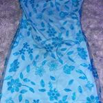 Peppermayo  Mini Dress Blue Strapless Moorey Beaded Photo 0