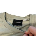 The Kooples Size M Organic Cotton Tee Shirt Sage Green Boxy Casual Earth Tone Photo 3