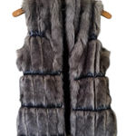 Buffalo David Bitton  Faux Fur Black Vest Photo 0