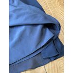 Azazie Bridesmaid Dress Blue Size A0 Midi A Line Flare Polyester Formal‎ Wedding Photo 9