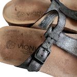 Vionic Mary Black Glitter Orthaheel Technology Thong Slip On Comfort Sandal 8 Photo 1