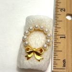 Penguin Family Brooch & Gold Wreath Pin With Faux Pearls A342 Photo 4