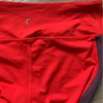 Zyia  Active Red Royalty Stripe Light n Tight High Rise Leggings 12 Photo 5