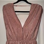 Sabina Musayev Shimmering Pink Mini size small Dress Photo 4
