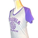 Virginia Beach gray and purple cute T Photo 3