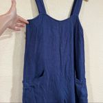 Rachel Pally  Blue Linen Alda Jumpsuit Size small Photo 3