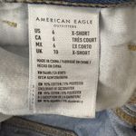 American Eagle  Mom Jeans Womens 6  X Short Ripped Blue stretch comfort high rise Photo 4