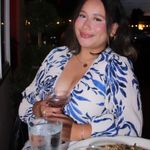 H&M White and blue summer dinner date dress Photo 8