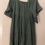 Ross Flowy Green Dress Photo 0