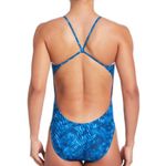 Nike  Women's Vibrant Blue One-Piece Swimsuit Photo 9