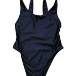 Forever 21 Open Back Black One Piece Swimmsuit SZ S Photo 0