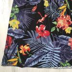NWT Ace Fashions Black Tropical Floral Smocked Sundress Women’s Size Large Photo 7