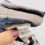 MISA Los Angeles MISA LA Blue Striped Ring Crochet Fabric Shorts - Medium Photo 7