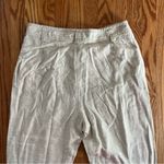 Free People  High Waisted Cropped Linen Blend Pants Size 12 Photo 2