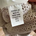 Old Navy Women's Oatmeal Long Sleeve Open Waffle Knit Pullover Sweater M Photo 2