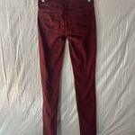 Vince  Red Lola Stovepipe Jeans Size 26 US Photo 3