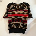 Pendleton  Portland Collection Merino Wool Top Blouse Sweater Short Sleeve S Flaw Photo 0