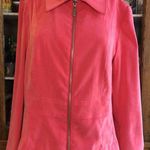 Cato Pink coral Full Zip Collared Long Sleeve Womens Jacket Size 14 Photo 1