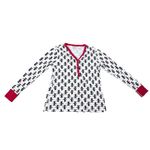 Hanna Andersson x Disney Minnie Mouse Women's Pajama Top Long Sleeve Shirt XL White Photo 3