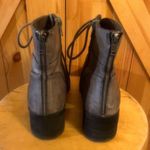 Maurice's  Gray Brenda Lace Up Combat Boots Size 8.5 Photo 3