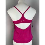 Nike  Pink Stretch Mesh Sporty Essential Tankini Swimsuit Top Small Photo 4