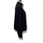 Vintage St John Sport Size L Black Knit Crystal Embellished Bomber Jacket Size L Photo 4