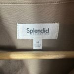 Splendid Portia Double Breasted Crop Jacket Neutral Brown Size Medium Photo 3