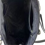 Joy Mangano New York Bag Satchel Crossbody Strap Black Handbag Saffiano Leather Photo 8