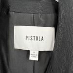 Pistola Blaine ‘80s Faux Leather Black Moto Jacket Full Zip Women’s Size Small Photo 8
