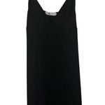 Proenza Schouler WHITE LABEL Black V-Neck Midi Slip Dress Tank LBD Classic Med M Photo 0