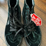Vans  Sk8-Hi Velvet Green Black Size US 3.5 Men /‎ women 5 Photo 0