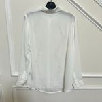 Woman White Embroidered Lace Long Photo 4