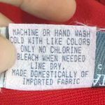 Hugo Buscati  Striking Red off the Shoulder Mini Dress Size Largr Photo 10