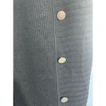 Ming Wang  Sweater Vest XS Black Long Length Wool Blend Knit Preppy Twee NWT Photo 2