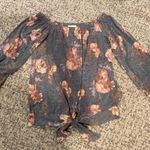 Oddly Long Sleeved Blouse Shirt Top Photo 0