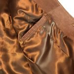 Dennis Basso Dennis by  genuine leather jacket blazer Women’s size medium brown Photo 5