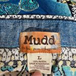 Mudd  Y2K Vintage Boho Blue Paisley Print Halter Top Maxi Dress size large Photo 8