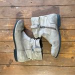 Birkenstock Sarnia Slouch Ankle Boots in Grey Waxed Suede Photo 2