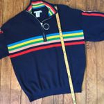 Urban Outfitters Women’s  retro 80s Striped Zip-neck Sweater Photo 3