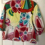 Erin London Floral 3/4 Sleeve One Button Jacket XL Photo 3